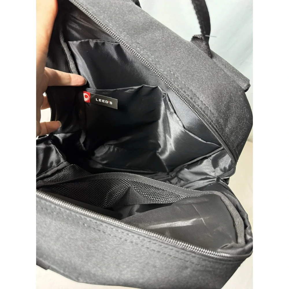 Go Gurt Em Black Backpack Food Yogurt Kids Advertising Leed's Traveling Bag
